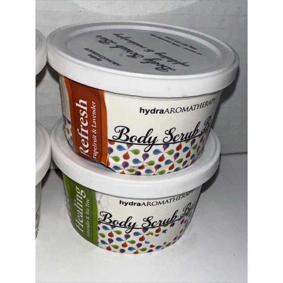 HydraAromatherapy Wellness Collection Body Scrub Bar Lot Of 4 Hydra Aromatherapy - Picture 4 of 16